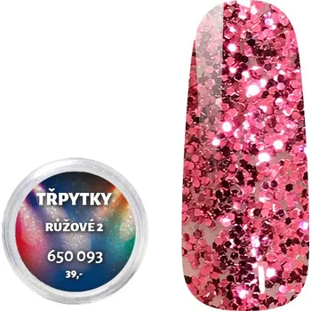 Třpytky - Růžové