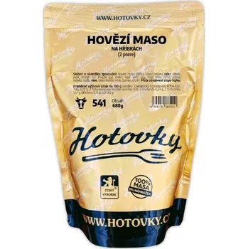 Hotové jídlo Hotovky Hovězí na hříbkách - 2 porce - 680 g
