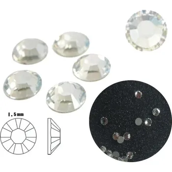EXPA-nails Kamínky Swarovski - Krystal 1,5mm Množství: 50 ks