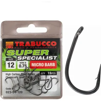 Rybářský háček Háčky Trabucco Super Specialist 15ks|vel.14