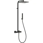 Sapho Dimy DM322BL sprchový sloup s termostatickou baterií 150 mm černá mat