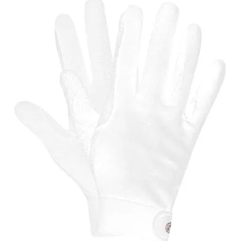 Jezdecké rukavice ELT Rukavice jezdecké Picot ELT, pro dospělé, bílé XL