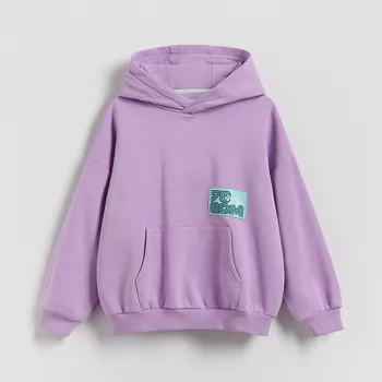 Chlapecká mikina Reserved - Mikina oversized - fuchsiová - 586HR-43X - 586HR-43X-116