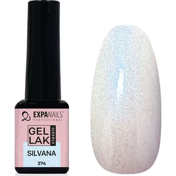 Přípravek na nehty UV/LED Gel lak - Silvana třpyt 5 ml