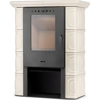 Krbová kamna FLAMA kachlová kamna ELDUR ECO - cappuccino - II. Jakost