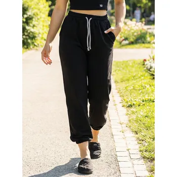 Dámske čierne bavlnené tepláky VSB PATTY