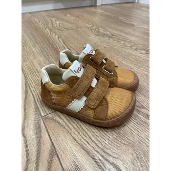 Chlapecká obuv Barefoot tenisky - Denis FABRICS 3.0 COGNAC, KOEL4kids Velikost: 23