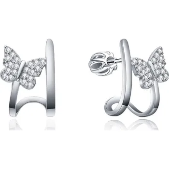 Náušnice MOISS stříbrné náušnice MMOTÝL