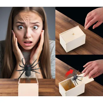 Karnevalový doplněk GuircaPrank - Vyskakovací pavouk v krabičce