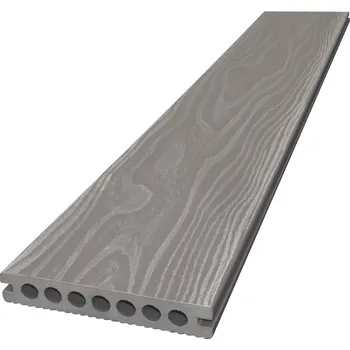 Terasové prkno WPC terasové prkno 3D line, barva šedá, 4 metry, WP1145, II. jakost Rozměry a váha: 25x150x4000 mm - 14600 g