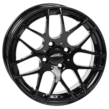 Alu kolo Alu kola INTER ACTION SPORT, 15x7 4x100 ET38, černá lesklá