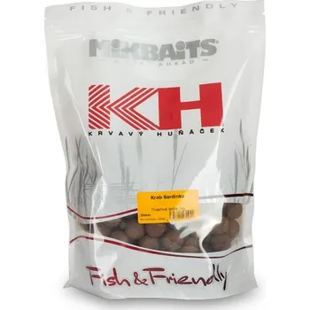 Boilies Mikbaits Krvavý Huňáček Krab Sardinka 20mm Hmotnost: 1 kg