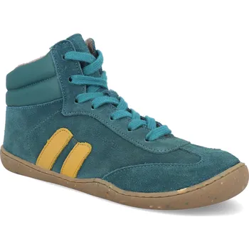 Dívčí zimní obuv Barefoot zimní boty bLIFESTYLE - wildbienenStyle petrol zelené Velikost: 35