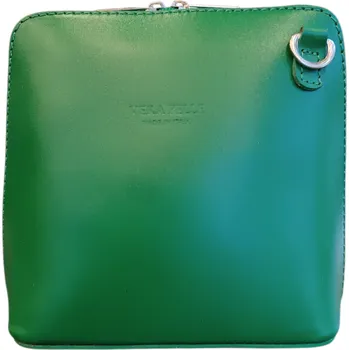 Kabelka Vera Pelle kožená malá dámská crossbody světle zelená 8751 sv.zelena