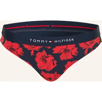Dámské plavky Tommy Hilfiger Dámské Základní Bikiny, červená / tmavě modrá, 34