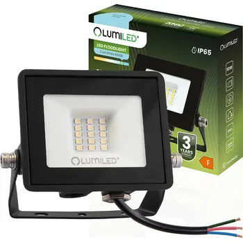 HALOGEN LED REFLEKTOR 10W 4000K IP65 VENKOVNÍ STAVEBNÍ SVĚTLO LUMILED