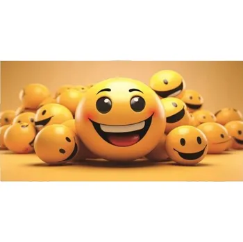 Gordon H89 Plážová osuška rychleschnoucí z mikrovlákna, Emoji, 100 x 180 cm