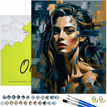 MALOVÁNÍ PODLE ČÍSEL Žena Obrázky k Malování Podle Čísel s Rámem Oh Art