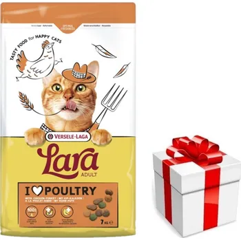 Krmivo pro kočku VERSELE-LAGA Lara Adult Turkey & Chicken 7kg - Krmivo pro dospělé kočky s krůtím a kuřecím masem + překvapení pro kočku ZDARMA