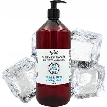 Masážní přípravek VCee Slim & Firm Chladivý masážní olej na tělo 1000 ml