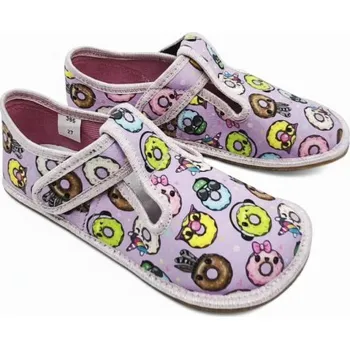 Dívčí obuv Barefoot bačkory 395 DONUT, EF barefoot Velikost: 35