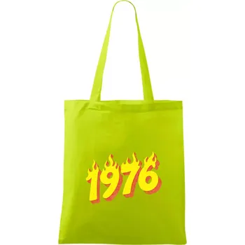 Narozeniny v ohni 1976 - Taška bavlněná - 42 x 38 cm ( Limetková )