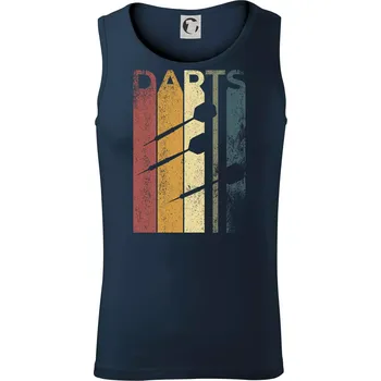 Darts vintage - Tílko pánské Core - M ( Námořní modrá (téměř černá) )