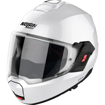Auto-moto Moto helma Nolan N120-1 Classic N-com Metal White 5, S