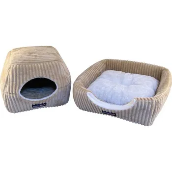 Pelíšek pro psa EVIA PELECH, S, BÉŽOVÝ