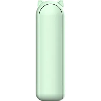 Domácí ventilátor Techsuit - Mini přenosný ruční ventilátor (HZ001) - 2000mAH, USB dobíjení, 3 nastavitelné rychlosti - zelený
