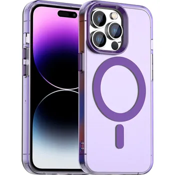 Pouzdro na mobilní telefon Techsuit - CandyCase MagSafe - iPhone 14 Pro Max - fialový
