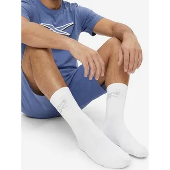 Pánské ponožky Reebok Dlouhé ponožky R0367-SS24 (3-pack) Bílá 46_48