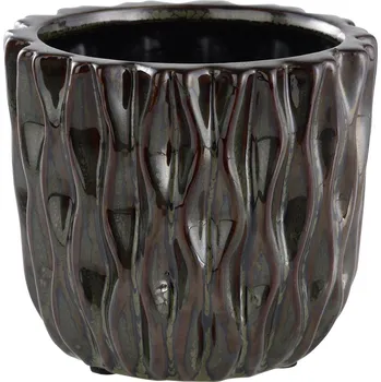 Květináč Květináč h-130 ø150 černá-zelená SHIPO EGLO 421786