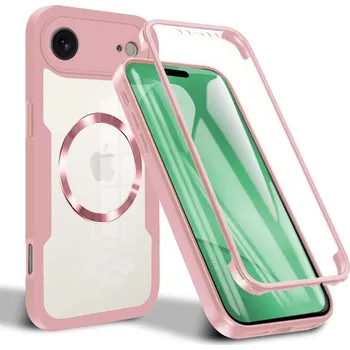 Pouzdro na mobilní telefon Techsuit - ColorVerse 360 MagSafe Series + ochrana displeje - iPhone 17 Air - růžová