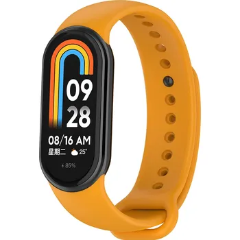 Řemínek na hodinky Techsuit - Náramek na hodinky (W014) - Xiaomi Mi Band 8 / 8 NFC / 9 / 9 NFC / 10 - oranžový