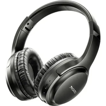 Sluchátka Yesido - Bezdrátová sluchátka (EP04) - Bluetooth 5.3, skládací, Jack 3,5 mm - černá