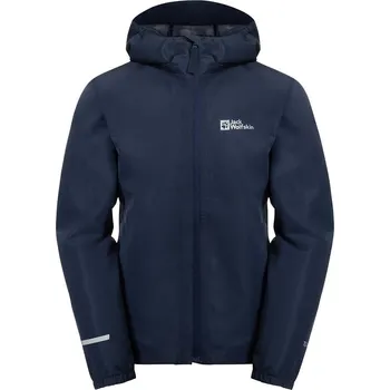 Chlapecká bunda Dětská nepromokavá bunda Jack Wolfskin FLAZE 1609263.92.152 námořnická modř 59X, vel. 92