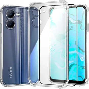 Pouzdro na mobilní telefon Průhledný Zadní Kryt Hello Case pro Realme C33