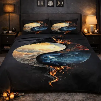 Povlečení 2-dílné ložní povlečení - Jing Jang