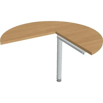 Psací stůl Stůl jednací levý - CP 21 L - DUB , ŠEDÁ Ral 9006