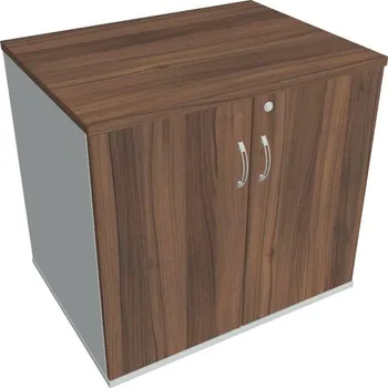 Policová skříň Skříň stolová SPZ 80 60 N (léta napříč) - OŘECH , ŠEDÁ