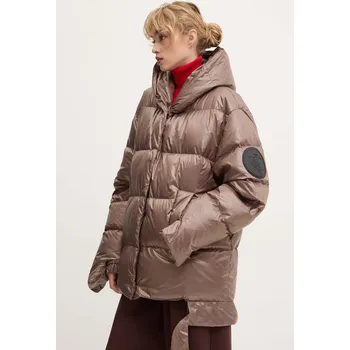 Pánská bunda Péřová bunda MMC STUDIO JESSO JESSO.JACKET hnědá 88A, vel. ONE SIZE