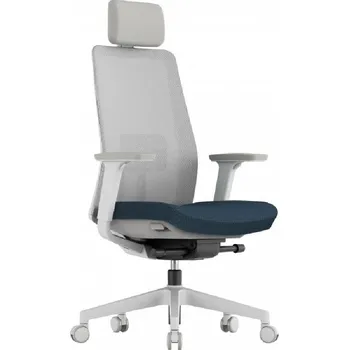 Kancelářská židle - K10 WHITE SP - Modrá