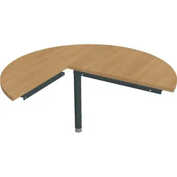 Psací stůl Stůl jednací pravý - CP 22 P P - DUB , ČERNÁ Ral 9005