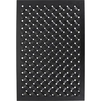 Rohožka House Doctor, Rohožka HDBraid, 60 x 90 cm, černá - Formadore