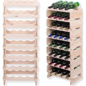 Stojan na víno Stojan na víno modulární regál na lahve 8x4 lahví ÚZKÝ ECO BEZ NÁŘADÍ