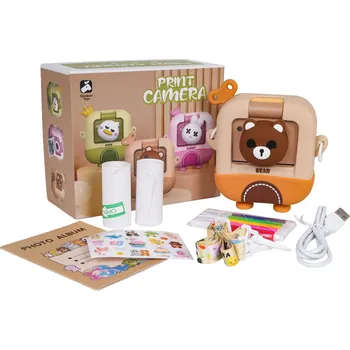 Digitální kompakt Ramiz Fotoaparát s funkcí tisku Medvídek