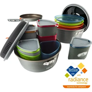 Kempingové nádobí Sada nádobí GSI Outdoors Pinnacle Ceramic Camper