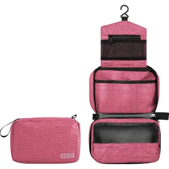 Kosmetická taška KUFRYPLUS Závěsná kosmetická taška SN2712 růžová