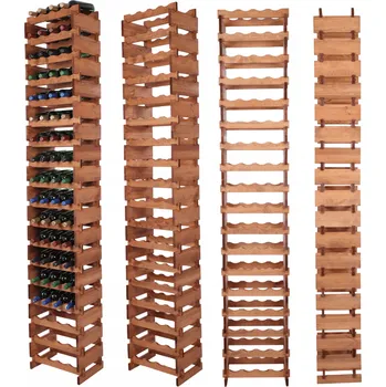 Stojan na víno Stojan na víno, modulární regál na lahve, 18x4 lahve, VYSOKÝ, bez nutnosti nářadí